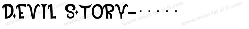 Devil Story字体转换